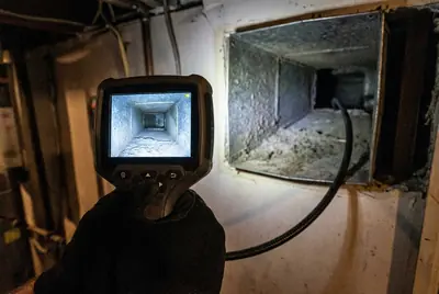 Duct camera inspections